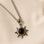 Amethyst Sun Necklace