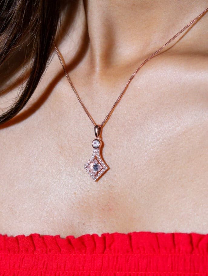 Gilded Petal Pendant