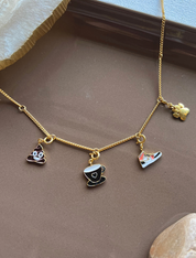Coffee Run Charm Necklace