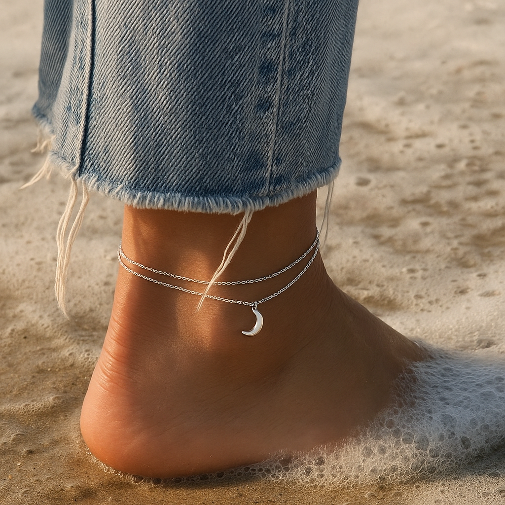 Moon anklet