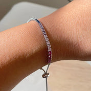Rainbow zircon bracelet