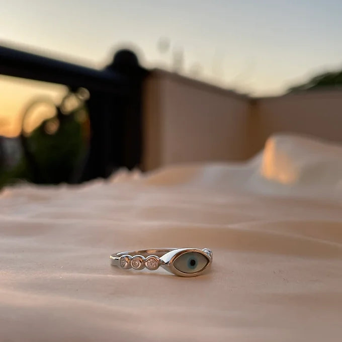 Evil eye ring