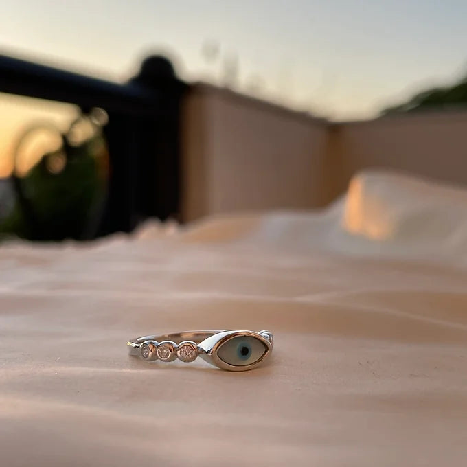 Evil eye ring
