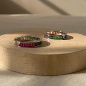 Rainbow eternity band