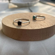 Dainty gemstone ring