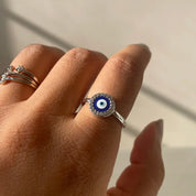 Evil eye ring