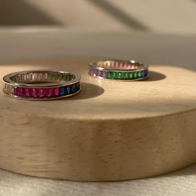 Rainbow eternity band