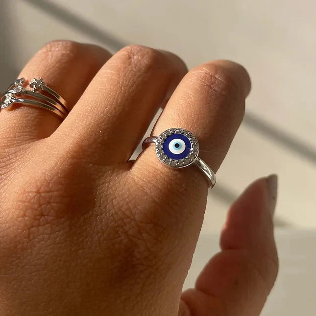 Evil eye ring