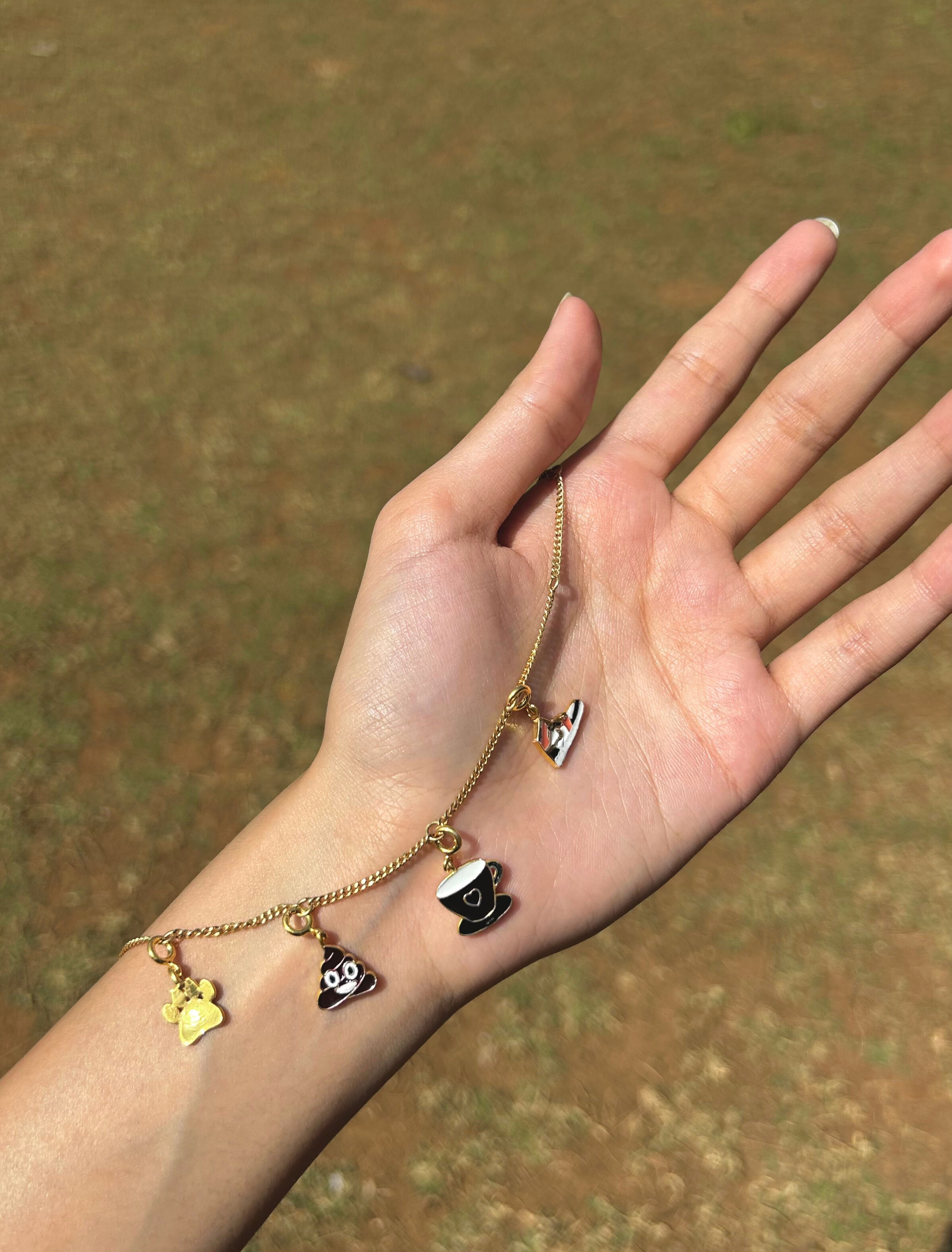 Coffee Run Charm Necklace