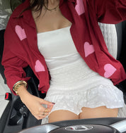 Cotton heart Oversized Shirts