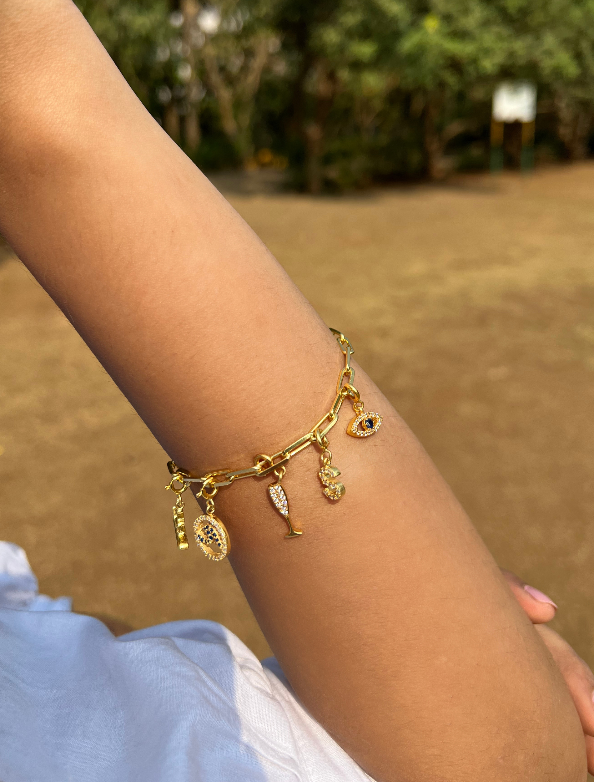 Build Your Own Paperclip Charm Bracelet