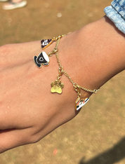 Coffee Run Charm Bracelet