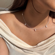 Pearl drop choker