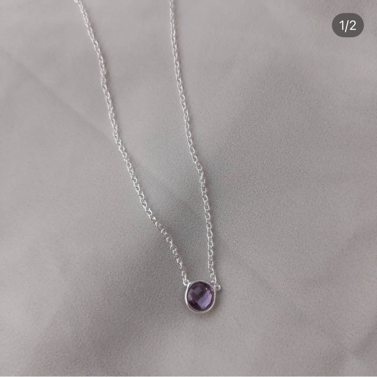Dainty Amethyst necklace
