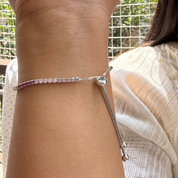 Rainbow zircon bracelet