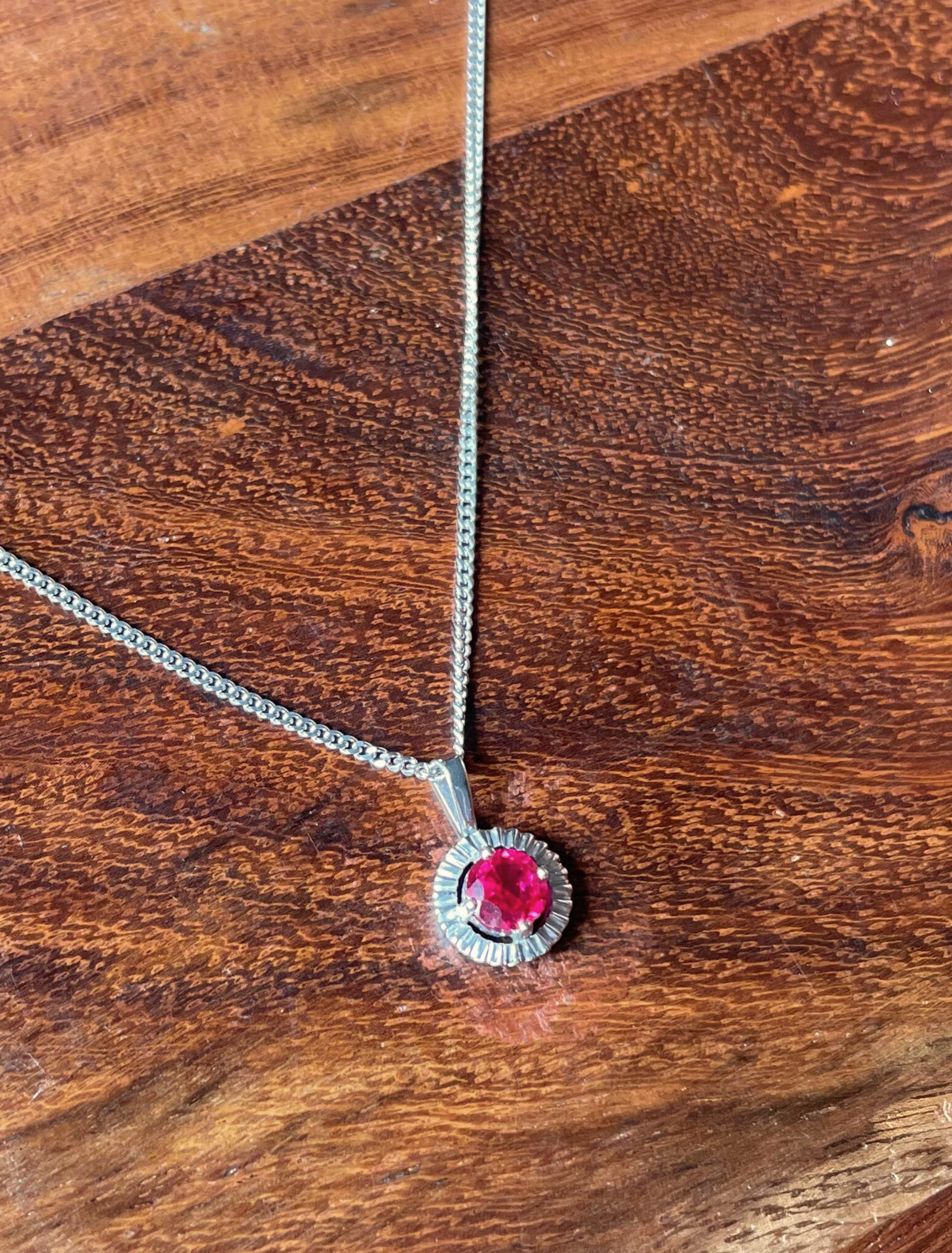 The Pendant of Vitality - Ruby