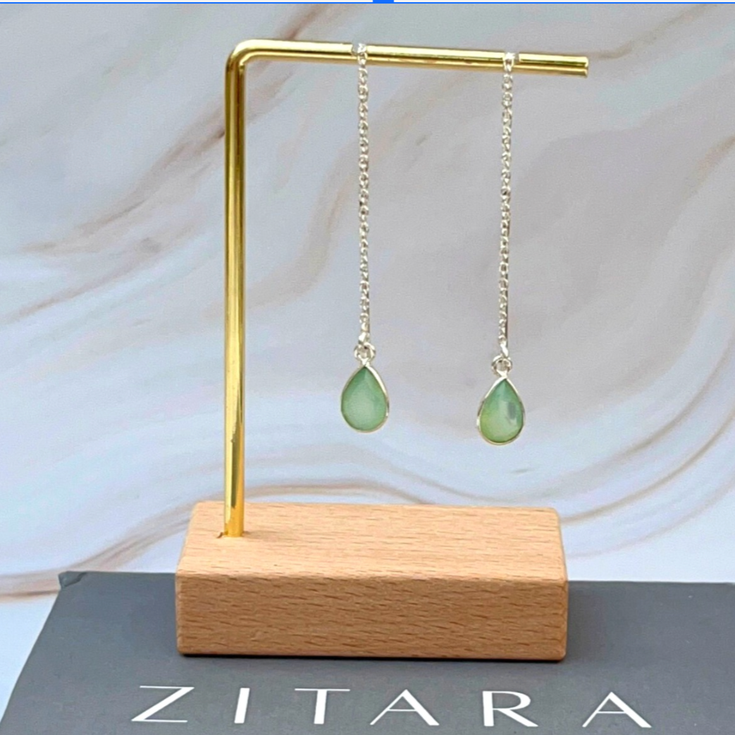 Aqua calcy sui dhaaga earrings