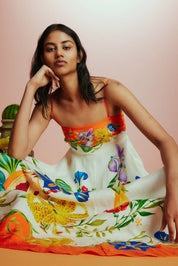 KIARA ADVANI MIDI SUNDRESS SILHOUETTE