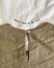 grey cotton linen noor by hansa kurta co-ord set, crafted from a luxe linen-cotton blend that feels as good as it looks. available in five vibrant colours, this playful set is perfect for office wear or a day full of running errands