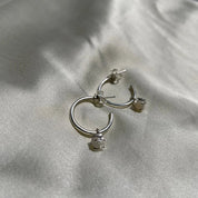 Opal hoops