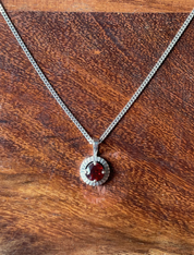 The Healing Pendant - Garnet