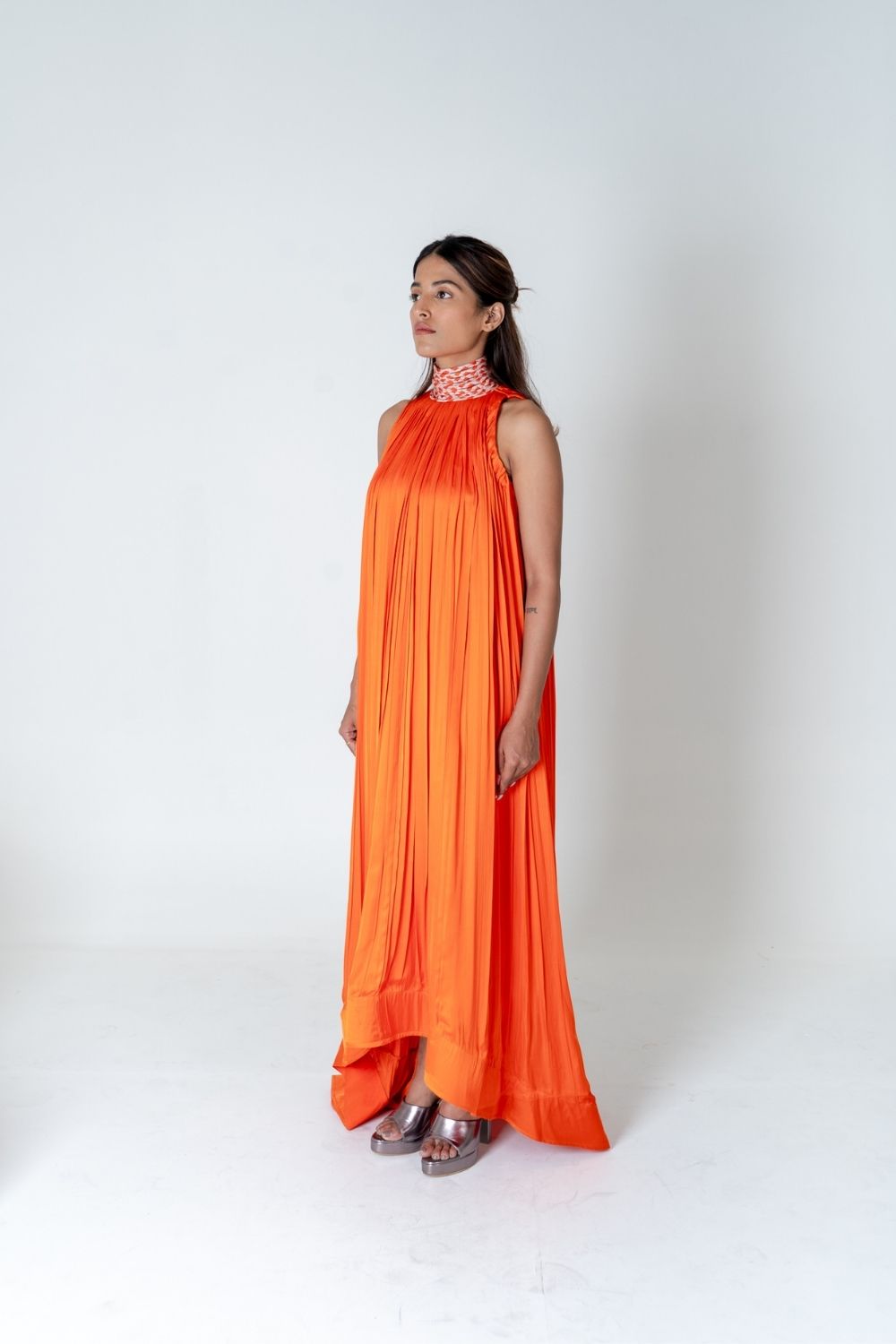Orange-PinkBraidedHalterNeckGatherGown_2.jpg