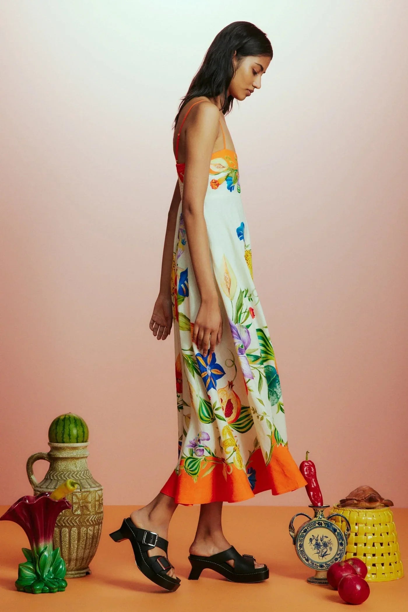 KIARA ADVANI MIDI SUNDRESS SILHOUETTE